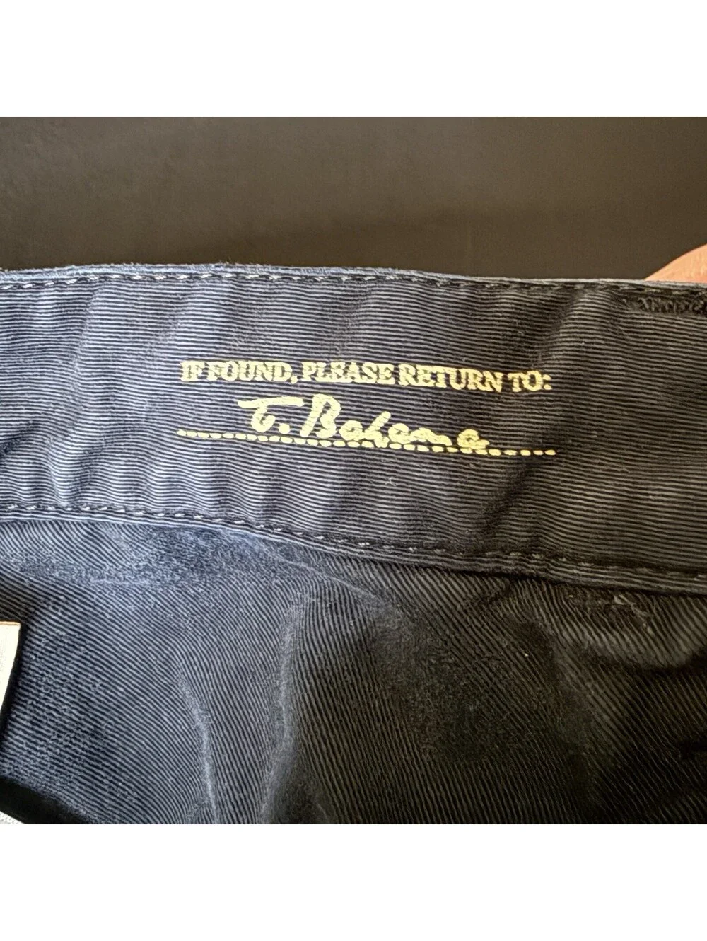 Tommy Bahama Navy Jeans Men’s 35x32 Straight Stretch Denim Pants